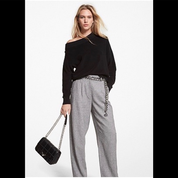 Michael Kors Cotton Off The Shoulder Sweater - Picture 3 of 3